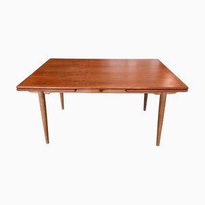 Model AT312 Dining Table in Teak and Oak by Hans J. Wegner for Andreas Tuck, 1950s