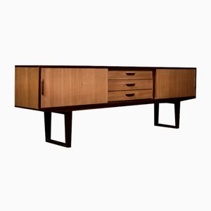 Mid-Century Modern Wood Sideboard with Drawers, Denmark, 1970s