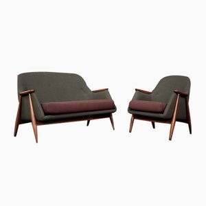 Set of Mid-Century Modernist Pallas Living Room Set by Svante Skogh for Asko, Finland, 1950s