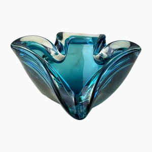 Large Ashtray in Submerged Murano Glass, Italy, 1960s