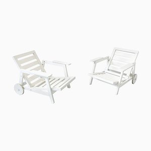 Florida Garden Chairs by Carlo Hauner for Fratelli Reguitti, 1960s, Set of 2
