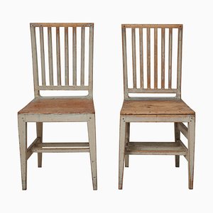Antique Swedish Chairs, Set of 2