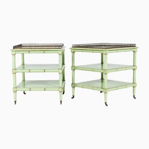 Painted Side Tables, 1890s, Set of 2