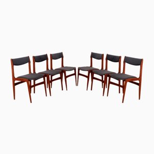 Teak Dining Chairs, 1960s, Denmark, Set of 6