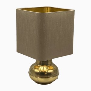 Large Vintage Brass Table Lamp, Italy, 1960s