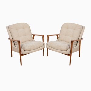 Set of Model Tulip Armchairs by Inge Andersson for Bröderna Andersson, 1960s
