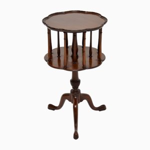 Antique Occasional Revolving Bird Cage Table