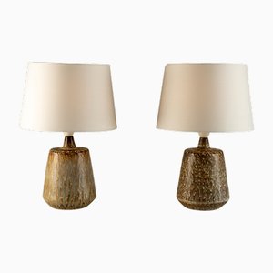 Rubus Ceramic Table Lamps by Gunnar Nylund for Rörstrand, Sweden, 1950s , Set of 2