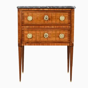 Small Louis XVI Sautowy Dresser in Mahogany and Rosewood