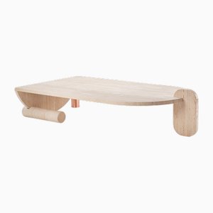 Praying Games Table in Travertine by Dooq Details