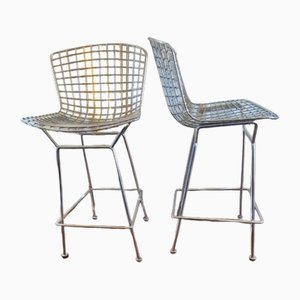Bertoia High Stools for Knoll, Set of 2