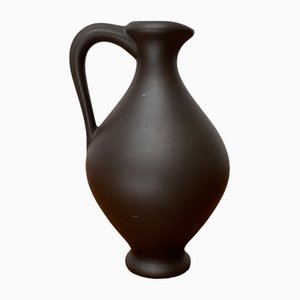 Jarrón Wormser Terra-Sigillata de cerámica minimalista Mid-Century, años 60