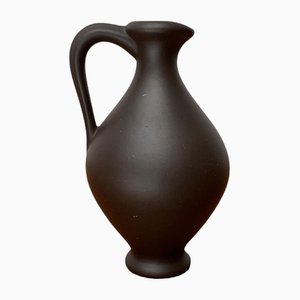 Mid-Century German Minimalist Wormser Terra-Sigillata Pottery Carafe Vase, 1960s