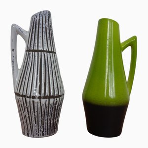 Vases en Céramique par Heinz Siery pour Scheurich, 1958, Set de 2
