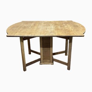 Table Vintage en Chêne, 1930s