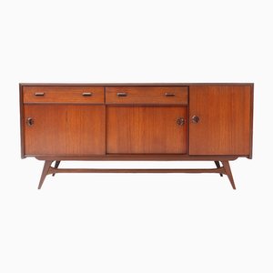 Credenza Mid-Century moderna in teak di Louis van Teeffelen per Wébé, anni '50