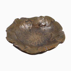 Vintage Muschelschale aus Bronze