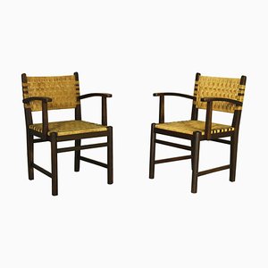 Set of Rope Chairs from Thonet, 1930s