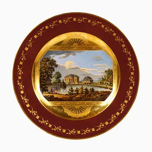 Viennese Imperial Porcelain Picture Plate, Vienna, 1813