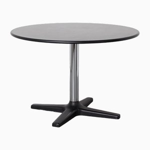 Pedestal Dining Table in Black from Pastoe, 1970s