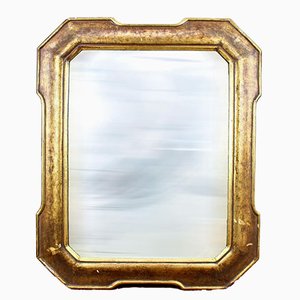 Miroir Vintage en Bois Doré, 1900s