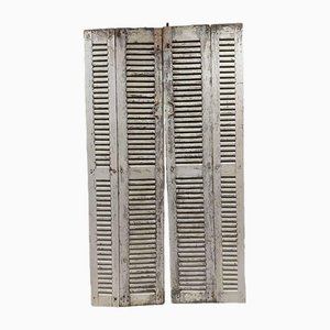 Antique French Two Part Shutters, 1890s