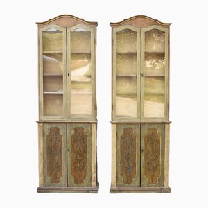 Vintage Bookcases, Set of 2