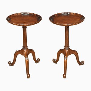 Antique Side Tables, 1890s, Set of 2