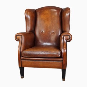 Vintage Stuhl aus Schafsleder