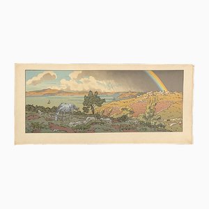 Henri Rivière, Rainbow: The Magic of the Hours, Lithographie, gerahmt