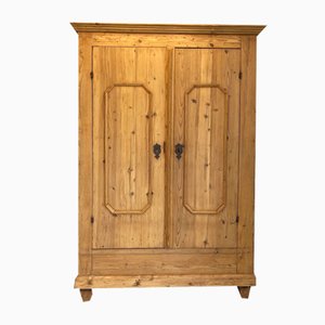 Biedermeier Natural Wood Farmer Cabinet