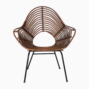 Poltrone vintage, Italia, anni '50, set di 5