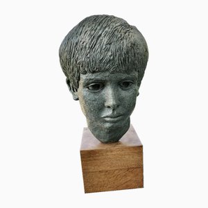 Busto modelo del artista de un niño, años 60