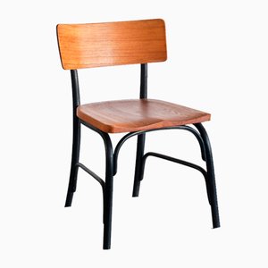 Husum Chairs in Elm by Frits Schlegel for Fritz Hansen, Denmark, 1930s, Set of 6