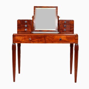French Art Deco Dressing Table in Walnut, 1920s