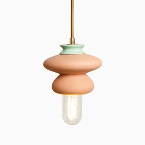 Terracotta Apilar Pendant Lamp from Studio Noa Razer