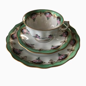 Service à Café et Thé en Porcelaine de la Manufacture Furstenberg, 1900s, Set de 3