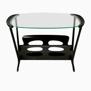 Italian Auxiliary Table with Newspaper Holder by Casare Lacca for Cassina, 1950s
