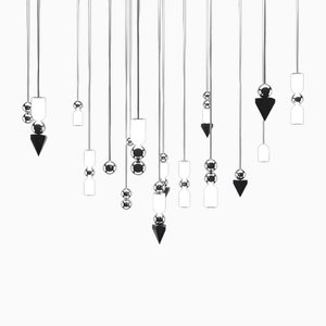 Laur Large Cluster Led Chandelier by Ovature Studios, Set of 9