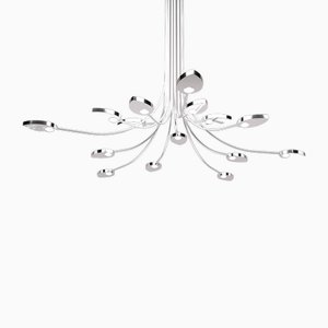 Small Lilly Curved Config. 2 Chandelier by Ovature Studios