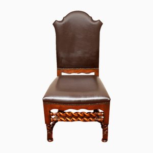 Leather Dining Chairs by Theodore Alexander, 2007, Set of 6