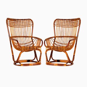 Tito Agnoli zugeschriebene Armlehnstühle für Pierantonio Bonacina, 1960er, 2er Set