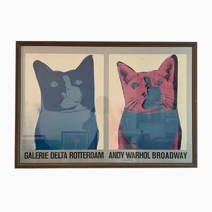 Andy Warhol, Broadway Galerie Delta Rotterdam Exhibition Poster, 1984, Screenprint, Framed