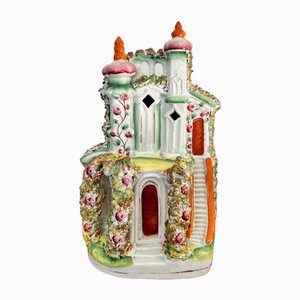 Large Antique Victorian Staffordshire Cottage, 1880