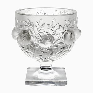 Lalique Crystal Vase, 1980s