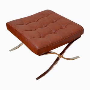Barcelona Style Stool in Cow Leather