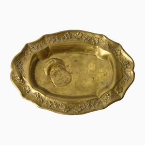 Antique Brass Tray from Moet Chandon, 1920s