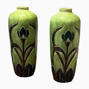 Large Art Nouveau Vases