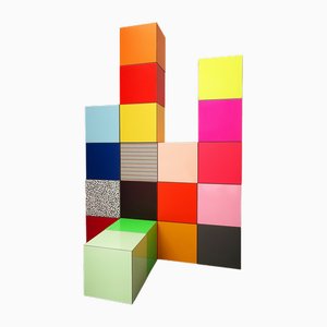 Magnetic Coloured Cubes from Paul Kelley, Set of 10