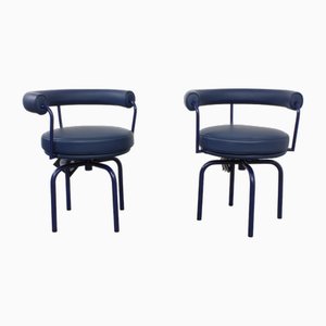 LC7 Stühle von Charlotte Perriand & Le Corbusier für Cassina, 2er Set